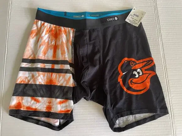 Orioles Men's Stance Basilone Boxer Briefs Underwear S