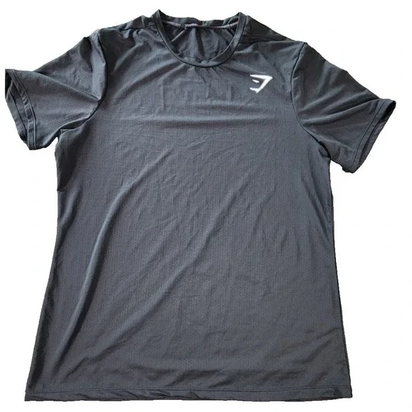 gymshark black t mens shirt