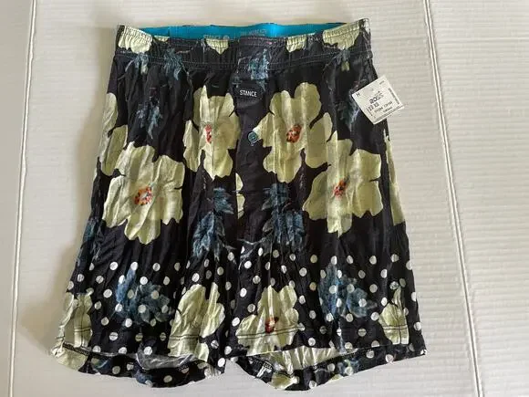 Men's Stance Mrcato Flowers Boxer Briefs Underwear XS