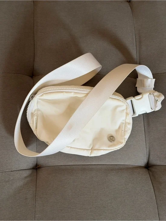 lululemon athletica Cream Crossbody Belt Bag