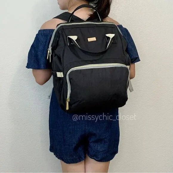 Maydolly Baby Girl or Boy Waterproof Travel Diaper Backpack Bag