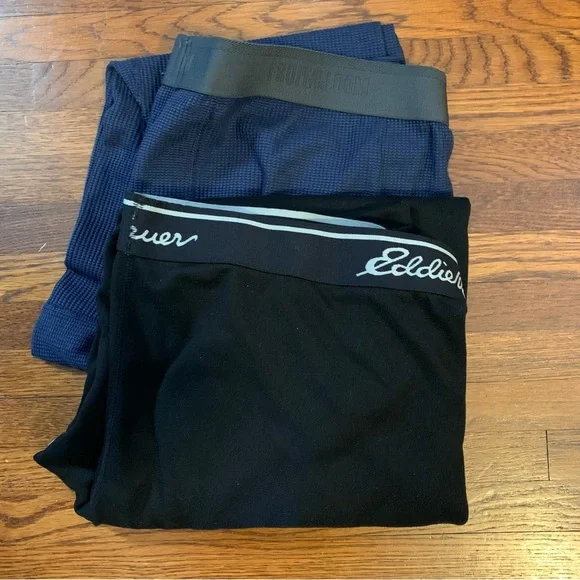 Men’s Base Layer Bottoms - 2 Pair Large