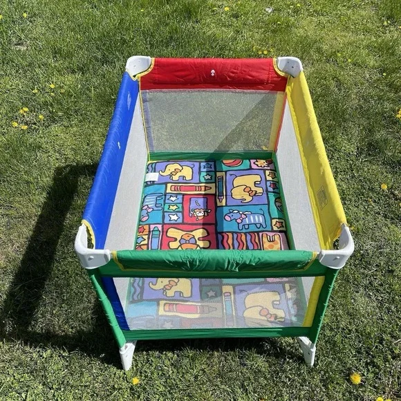 Vintage 1990s‎ Graco Pack N Play Sport Playpen Baby Toddler With Carrying Bag