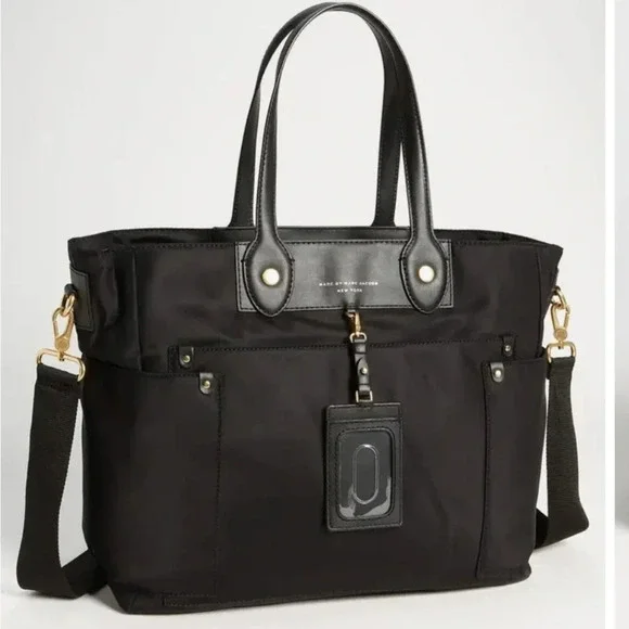 Marc by Marc Jacobs Preppy Nylon/Leather Eliz-a-baby Diaper Bag