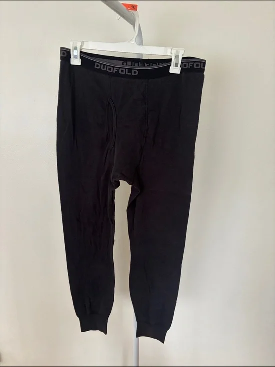 Duofold Men's Black Thermal Long Johns
