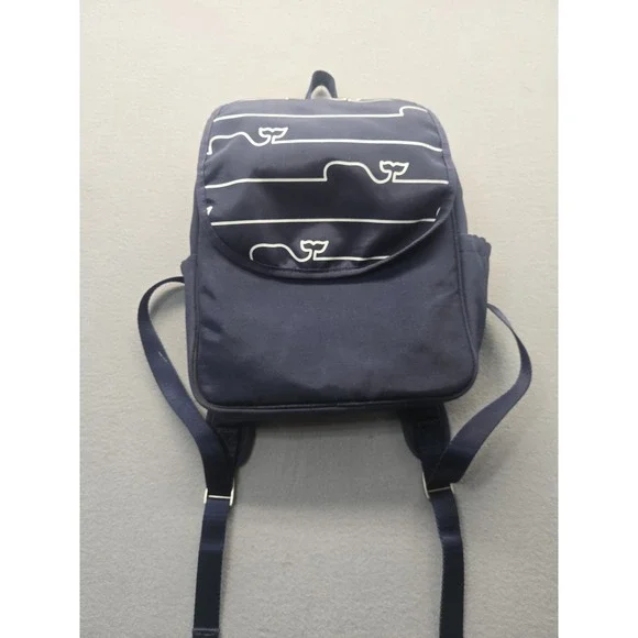 Vineyard Vines X Target Diaper Bag Backpack & Changing Pad Navy‎ Blue Whale Line