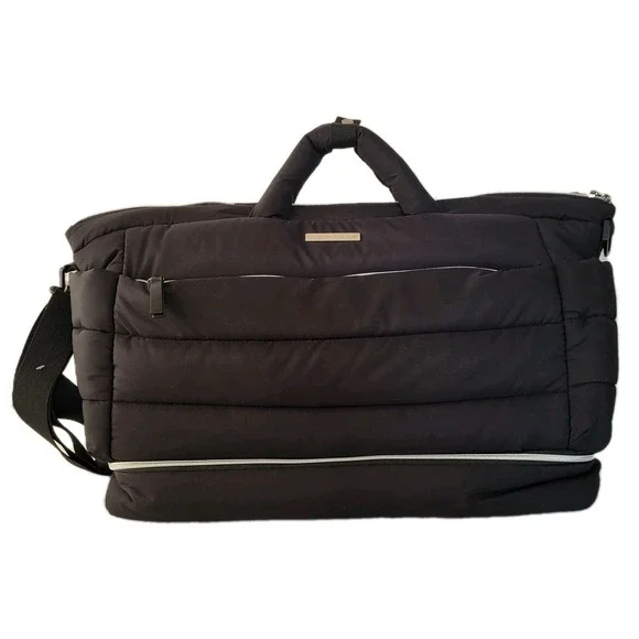 Bananafish Studio 11 Pockets Weekender Tote Diaper‎ Bag Black New No Tags Travel