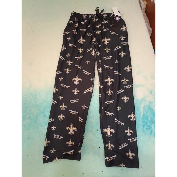NFL‎ Torpedo Men's AOP Knit Pants New Orleans Saints Size Small