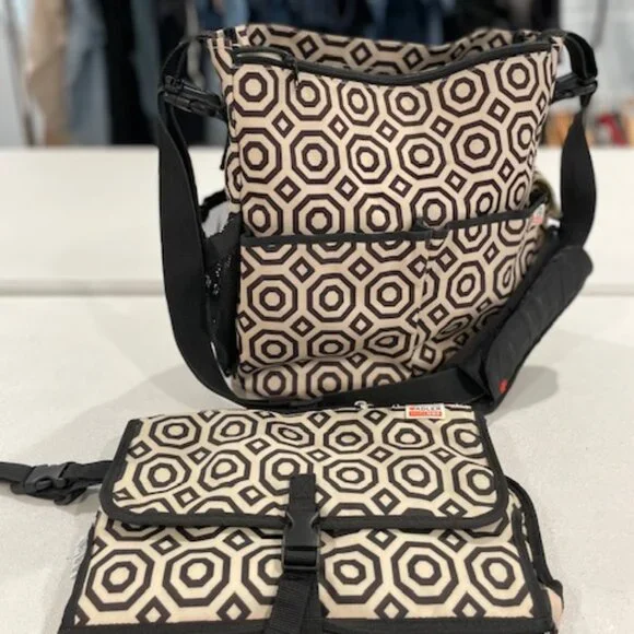 Jonathon Adler Skip Hop Diaper Bag w/Changing Pad