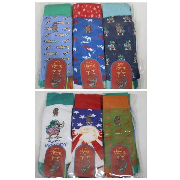 Woody's Men's 6 Pack of‎ Socks