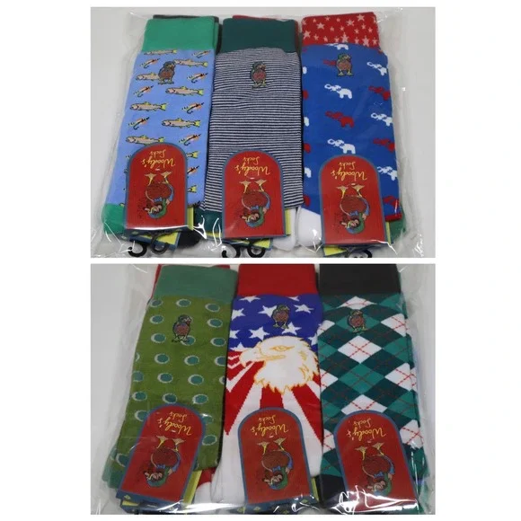 Woody's Men's 6 Pack of‎ Socks