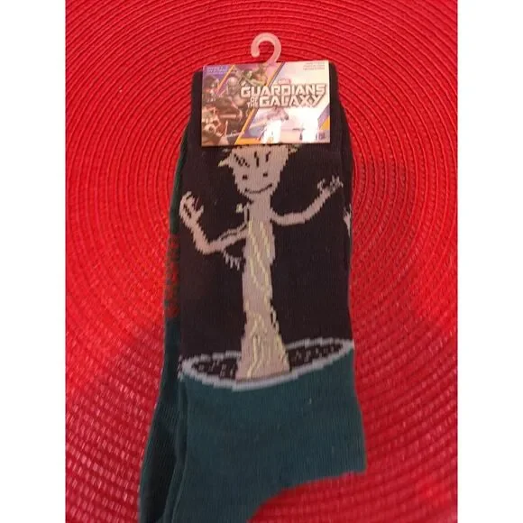 Loot Crate Marvel‎ Guardians of the Galaxy Baby Groot Socks Size 6-12 Brand New