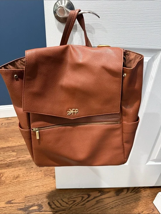 Freshly Picked Faux Leather Diaper Bag Backbag
