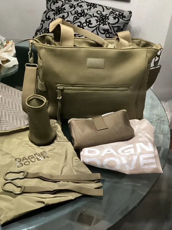 Dagne Dover - Neoprene - Diaper Tote w/Matching Mat,Pouch,Bottle Holder & Straps