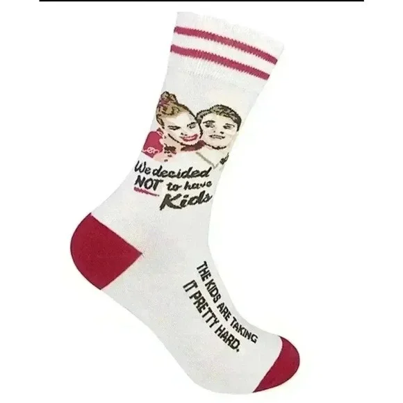 Funatic Funny Socks We Decided Not To Have Kids