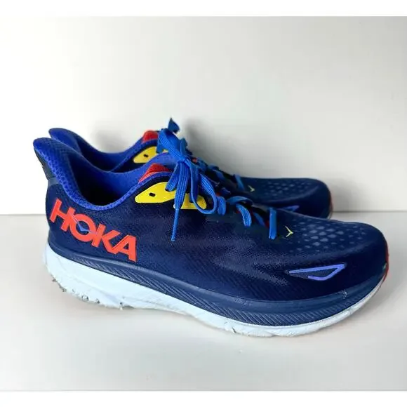 Mens Hoka Clifton 9 Running Shoes 1132210 BBDGB Bellwether Blue 11.5 2E Wide EE