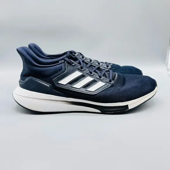 Adidas Shoes Mens 13 Blue Bounce Low Top Lace Up Athletic Running Sneakers