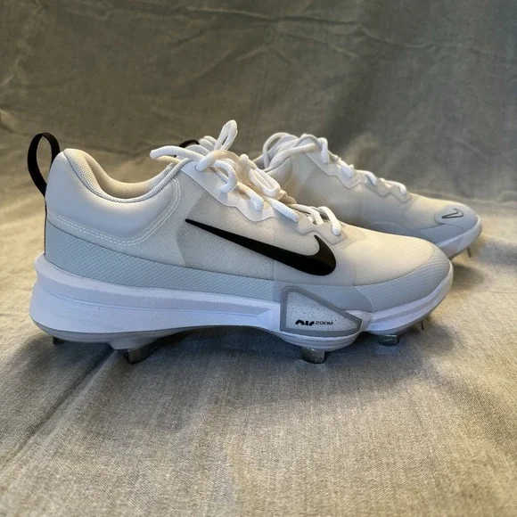 Nike Force‎ Zoom Trout 9 Pro Men's Size 8 Baseball Cleats White Low FB2907-100