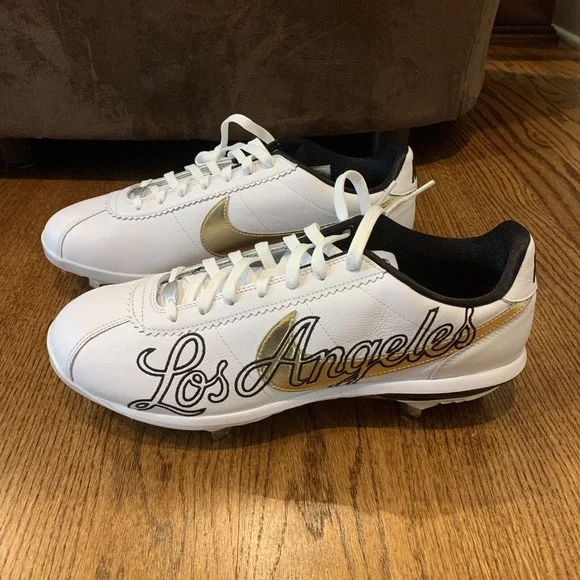 Nike Lunar Cortez LA 2022 All Star Metal Baseball Cleats Men's 13.5 CV5565-101
