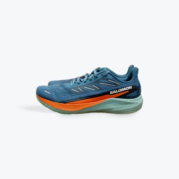 Salomon Aero Blade 2‎ Men's Blue Orange Running Shoes Art 475724 Size 13