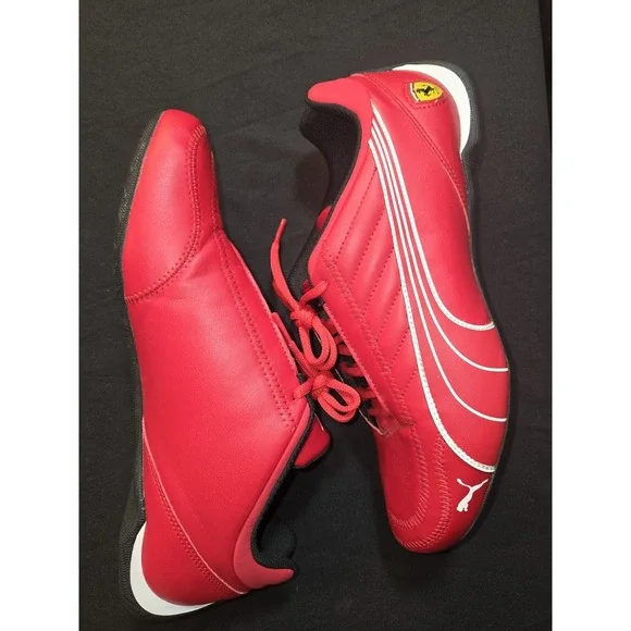 Puma Ferrari Future Cat Mens Size 10.5 Red White Black Athletic Motorsport Shoes