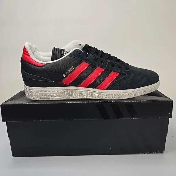 Adidas Skateboarding Busenitz Pro Black / Scarlett JP8606 Men's Shoes Size 10‎