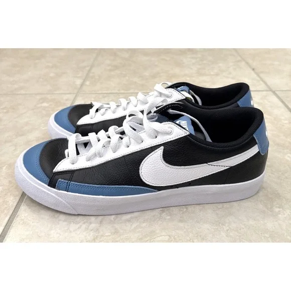 NWOT Nike Blazer '77‎ Vintage Low White Black Blue Men's Sz 11.5 DQ9700 Gorpcore