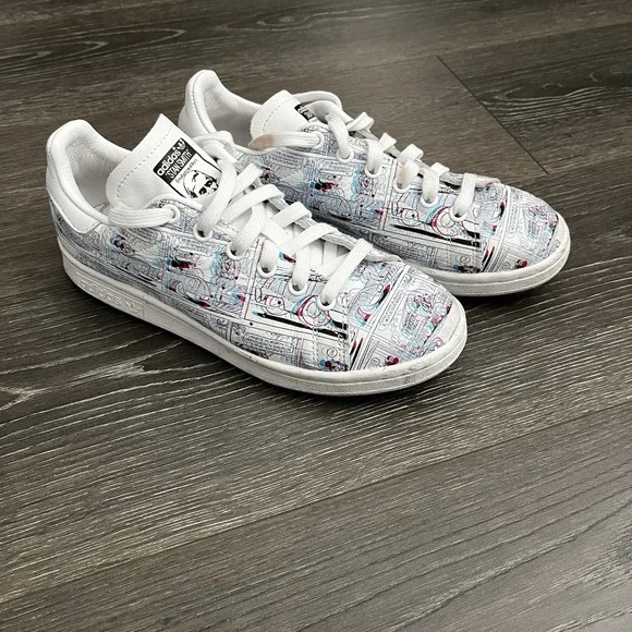 Adidas Stan Smith 3D Mickey Mouse Comic Strip‎ 2020 Shoes Size 5 sneakers Disney