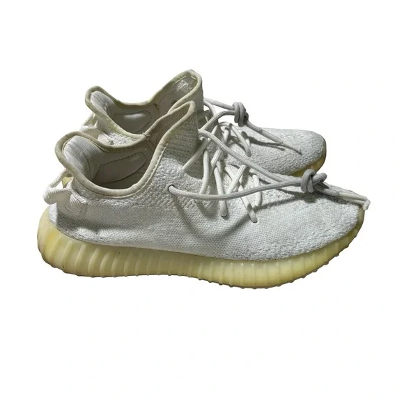 Adidas Yeezy Boost 350 V2 Cream White Triple White Size 9 Men's USED