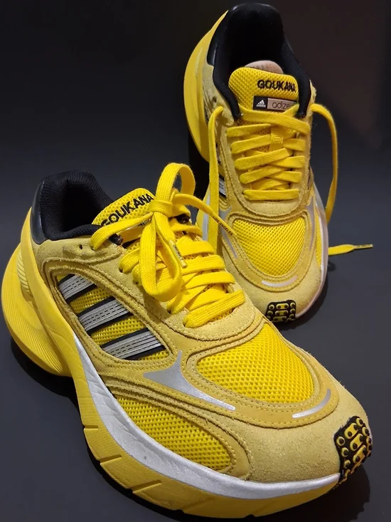 adidas Yellow and Black Men's Athletic Running Shoes