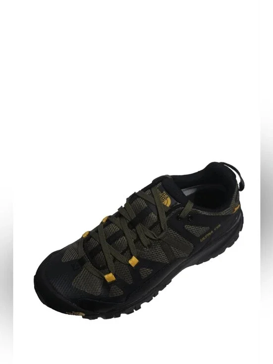 THE NORTH FACE MEN'S  BLK/T. GREEN ULTRA  112 WATERPROOF  SNEAKERS US10/UK9/EU43