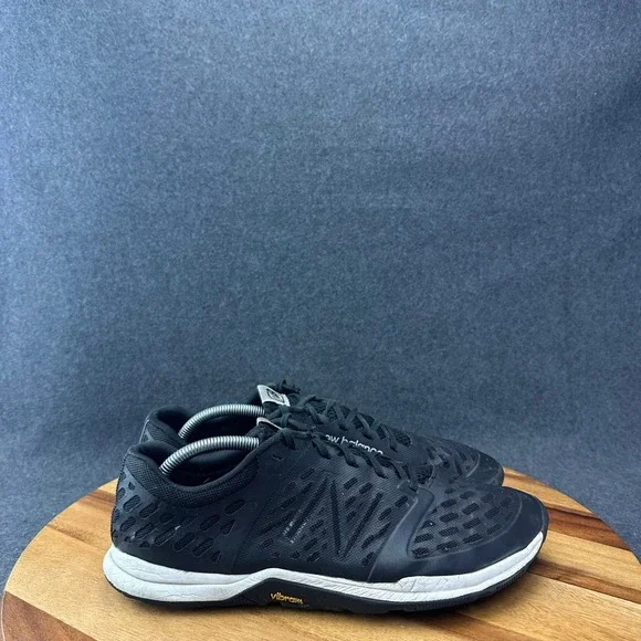 New Balance Minimus 20v4 Mens 11D Barefoot Training Shoes Black White Vibram