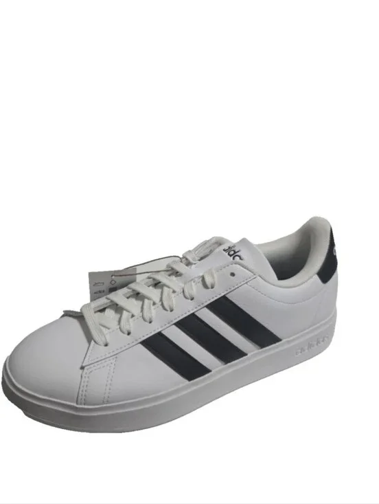 ADIDAS MEN'S GRAND COURT 2.0 WHITE/BLACK TENNIS SNEAKERS