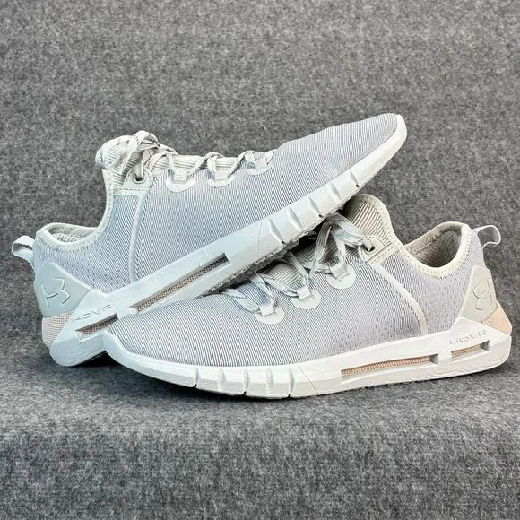Under Armour HOVR SLK Mens Size 12 Gray White Running Shoes 3021221-105