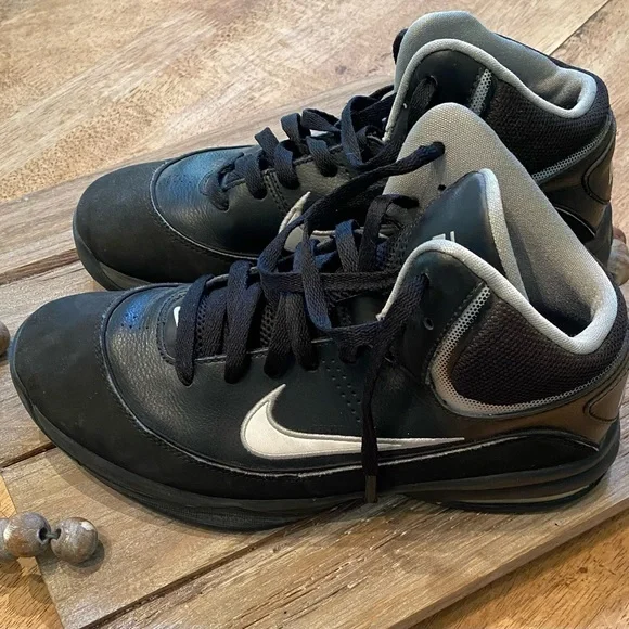Nike Elite Air Max Black High Top Men’s Size 7.5 Basketball Shoes‎