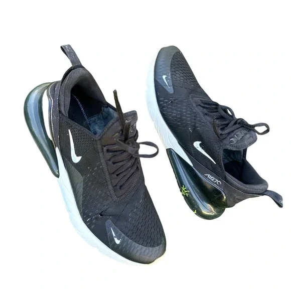Nike‎ Air Max 270 Men's Athletic Shoes Size 12 Black Anthracite White