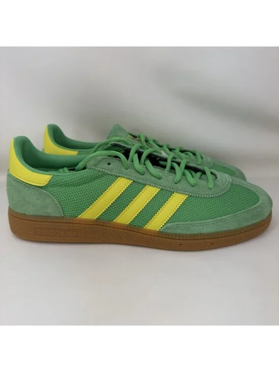 Adidas Handball Spezial Originals Shoes Green Yellow Men's Size 9.5