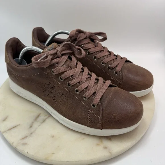Kuru Roam Classic Court Mens Size 10.5 Brown Athletic Leather Shoes Sneakers