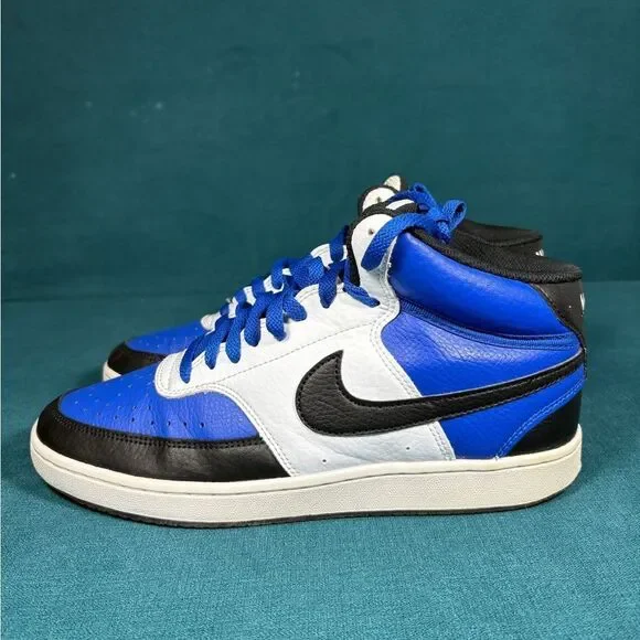 Nike Court Vision Mid Game Royal Blue Black White sz 8.5 men’s