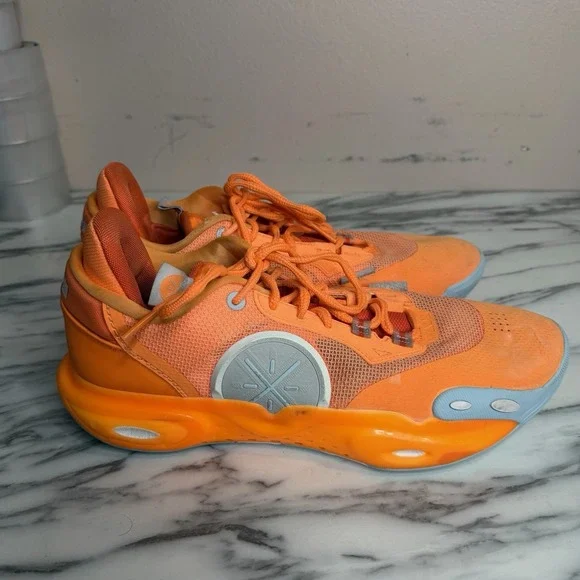 Li-Ning Way of Wade All City 12 Orange Men's Size 14 Basketball Shoes Sneakers