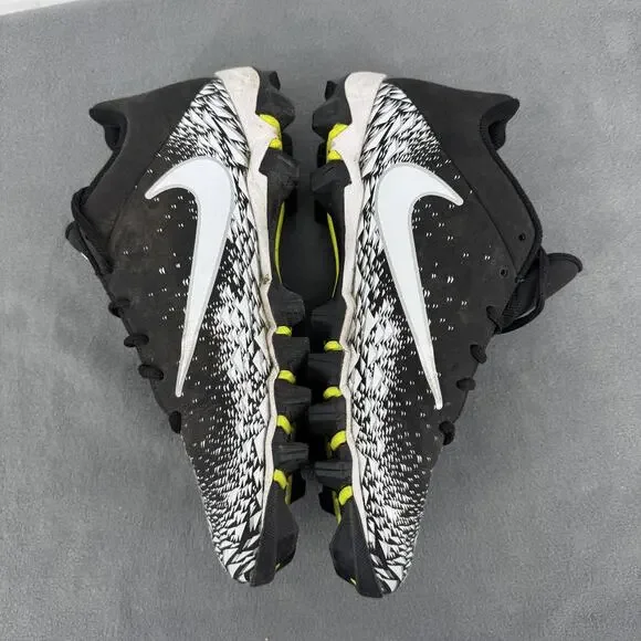 Nike Vapor Shark 2 Fastflex Football Cleats Mens 10 Black White 833391-001