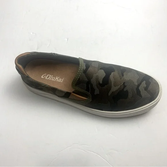 Olukai Lae’ahi‎ Pa’i Men’s Slip On Boat Loafers Boating Casual Shoes Size 8