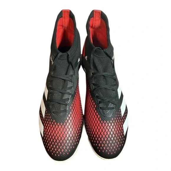 Adidas Predator Freak FG Soccer‎ Cleats Black Red Mens Size 13.5 EF2209