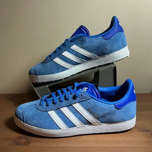 Adidas Gazelle Golf Royal Blue White Shoes IH2267 Men's Sizes 11
