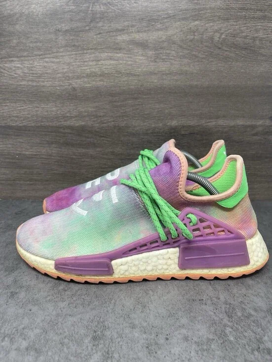 Adidas NMD Human Race Sneakers Mens Size 9 Holi Festival Multicolor AC7034
