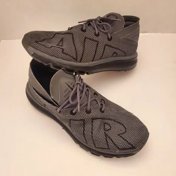 Size 8.5- Men's Nike Air Max Flair SE Wolf Grey/Black, 942236-007, Sneakers