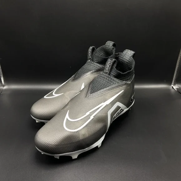 Nike Alpha‎ Menace Elite 3 Football Cleats Black Gray CT6648-001 Men Size 12.5