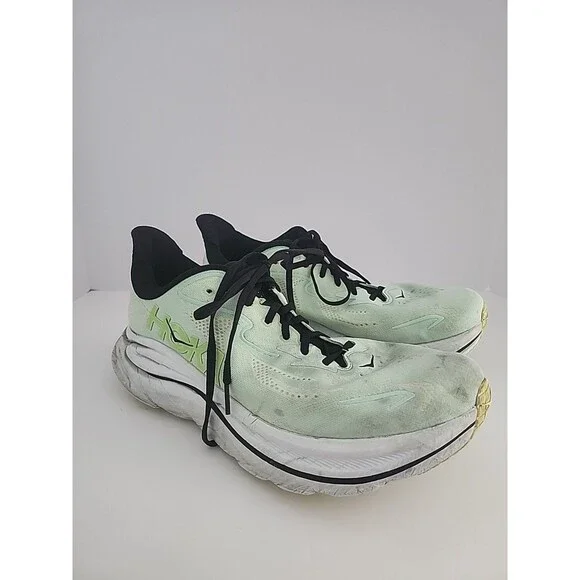 Size 13D- Hoka One One HOKA Clifton 10 Mint Fluorite Men's Running Sneakers