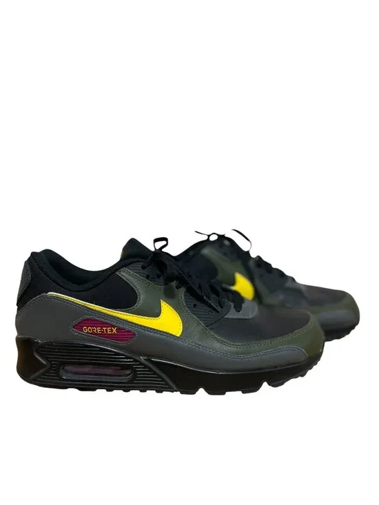 Nike Air Max 90 DJ9779-001 GORE-TEX Tour Yellow Cargo Khaki Shoes Men's Sz 10