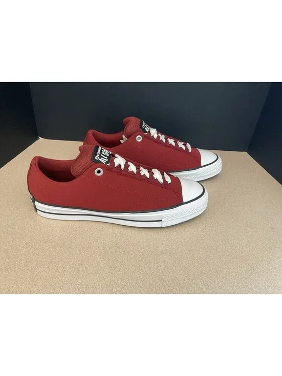 New! Mens Converse Puff Taylor Ox Park Red/White/Black Shoes. Size 12. Nice!